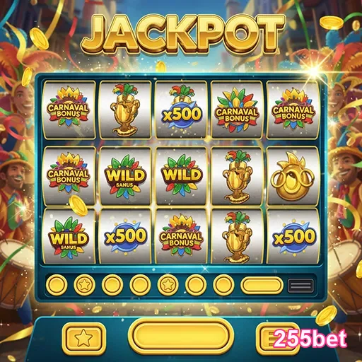 Jogador acessando slots online com destaque para caça-níqueis e jackpots